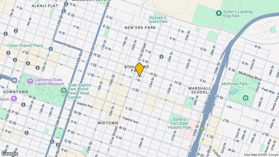 2121 I St Map and Location Details