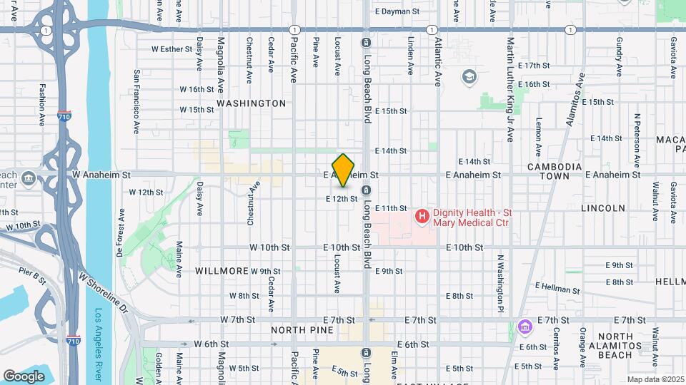 201 E 12th St, Unit 209-05 Map and Location Details