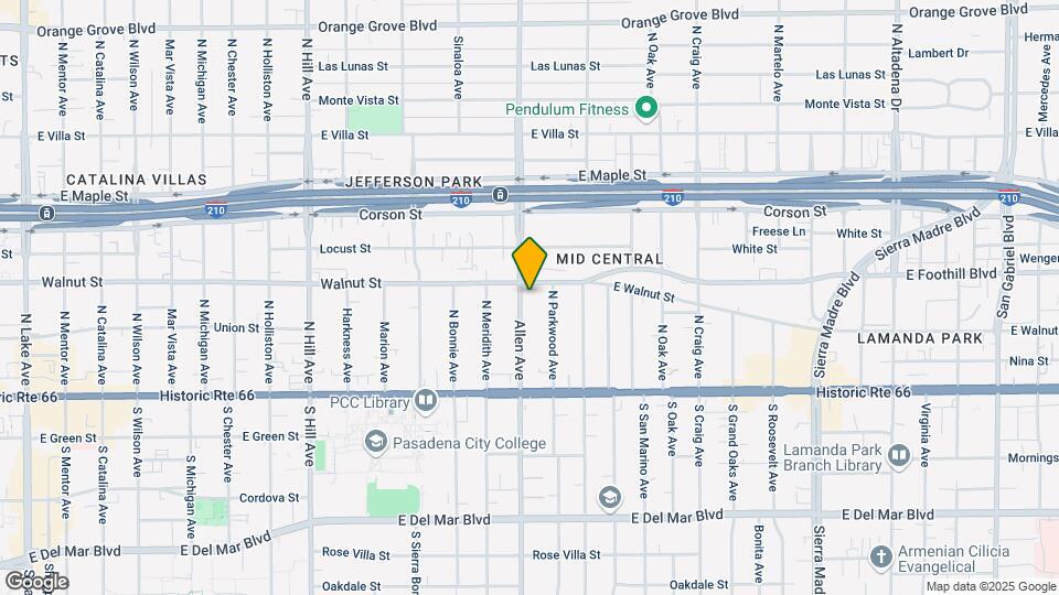 170 N Allen Ave Mapa y Detalles de la Ubicación