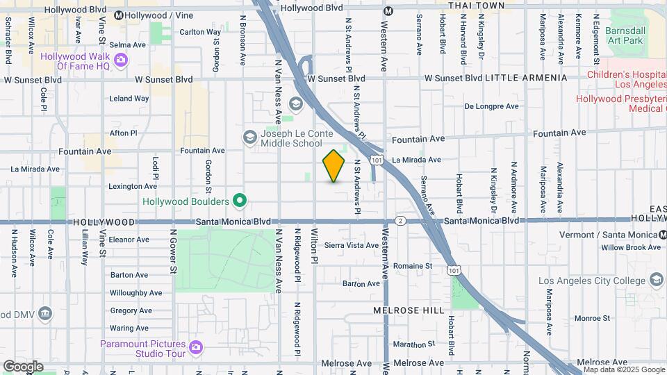 5642 Lexington Ave Map and Location Details
