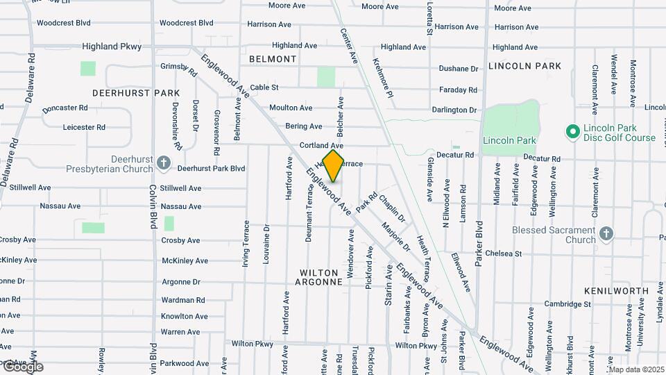 823 Englewood Ave Map and Location Details