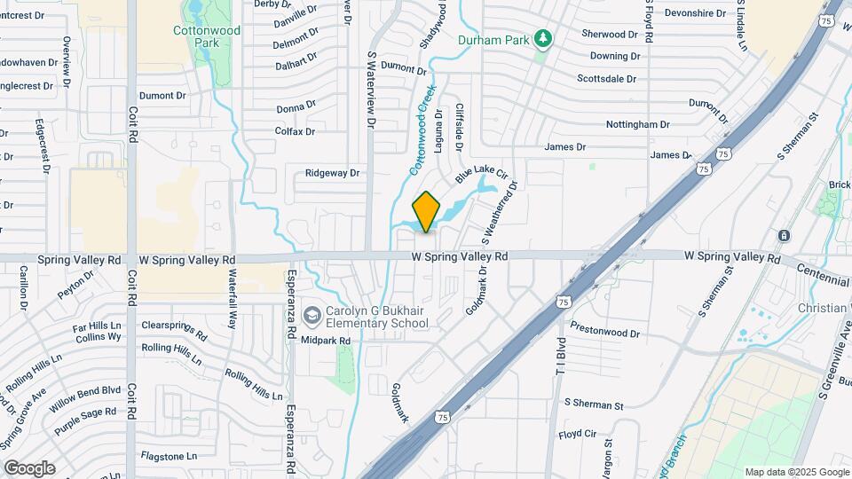 1000 W Spring Valley Rd Map and Location Details