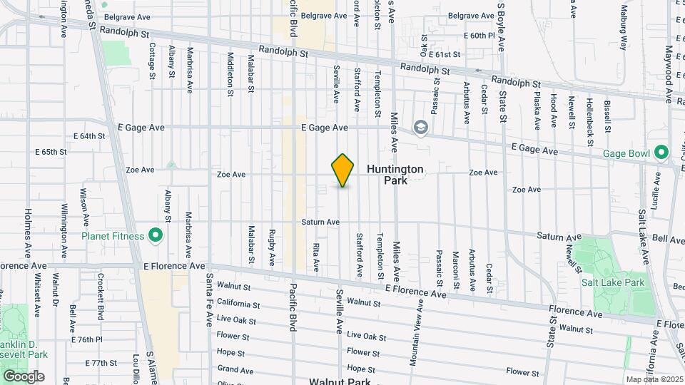 6708 Seville Ave Map and Location Details