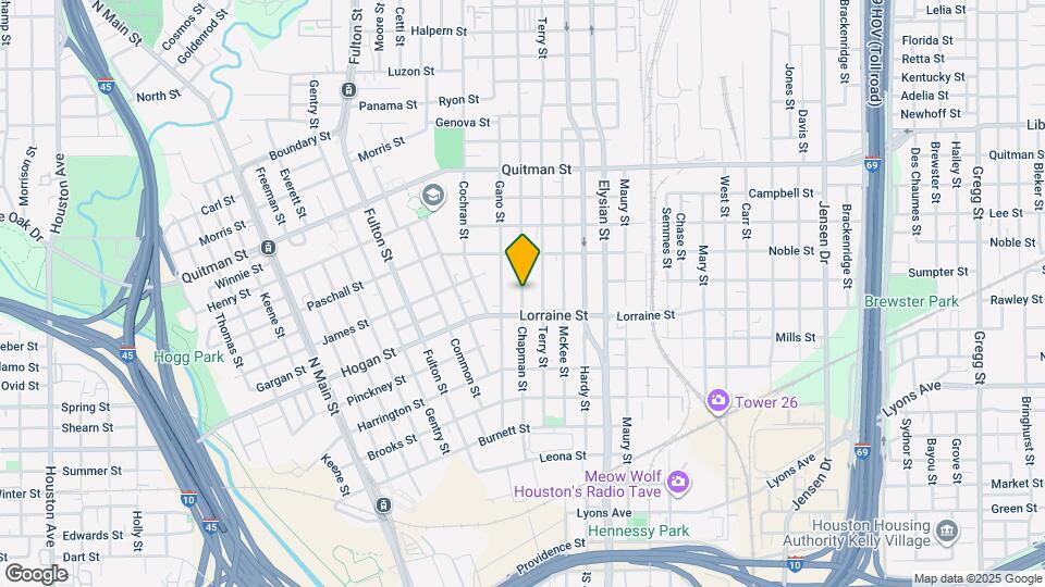 2218 1/2 Chapman St Mapa y Detalles de la Ubicación