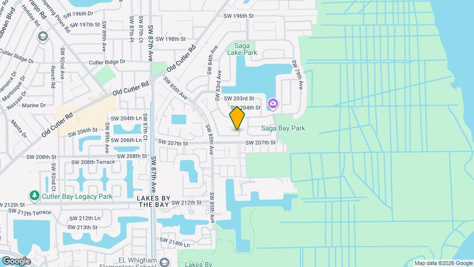 8275 SW 206th Terrace Map and Location Details