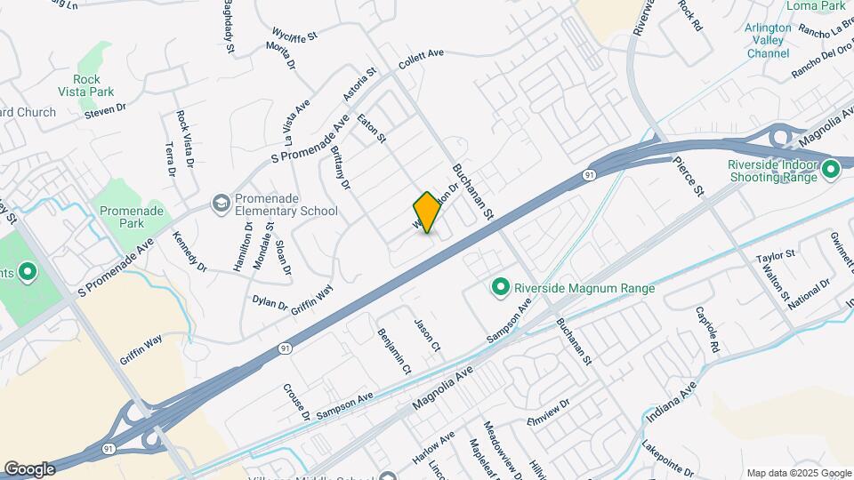 350 Vía Capri Map and Location Details