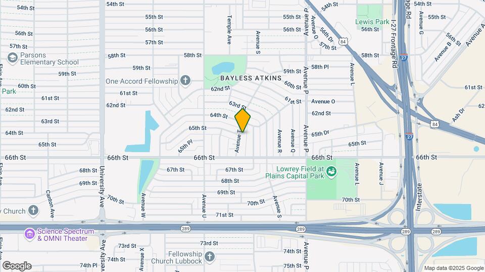 6501 Avenue T Map and Location Details