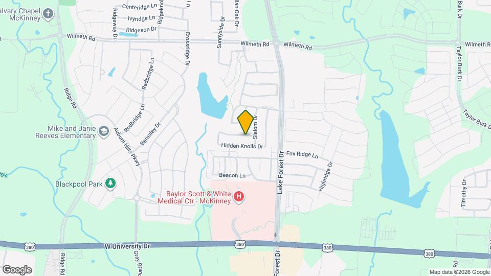 5113 Bear Valley Dr Map and Location Details