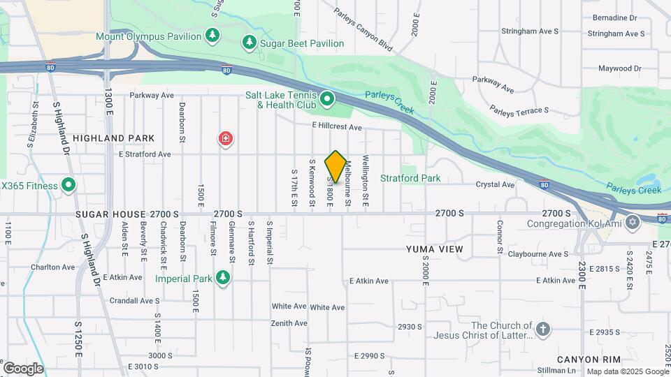 2669 S 1800 E Map and Location Details