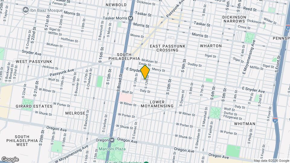 1201 Jackson St Map and Location Details