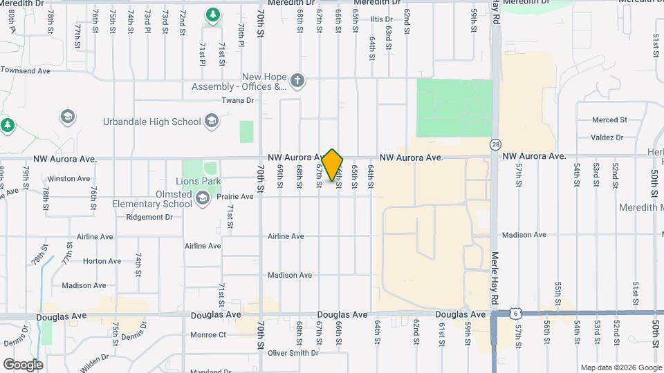 4106 66th St Map and Location Details