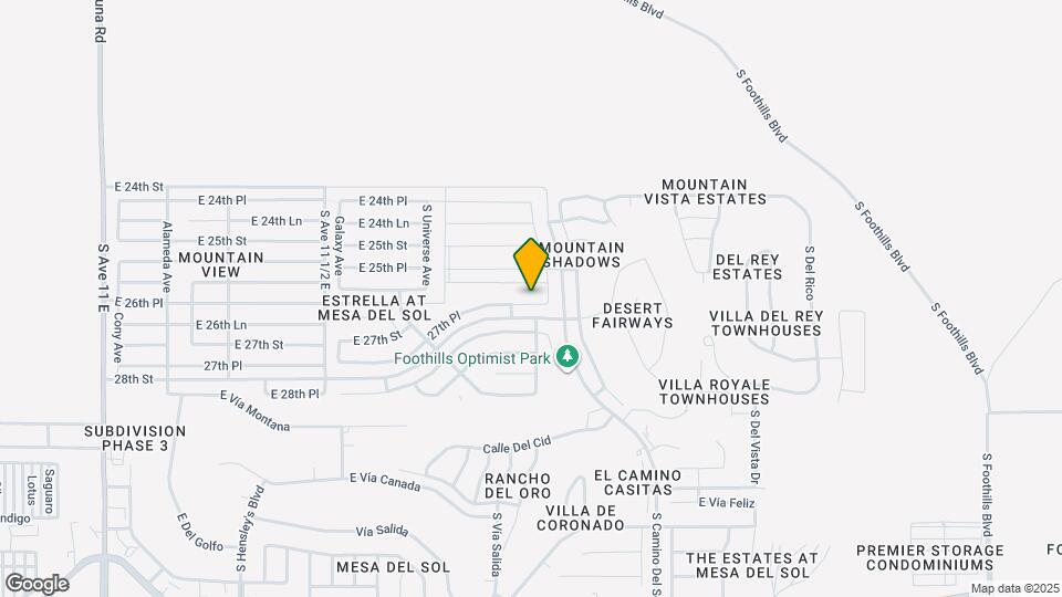 11864 E 27th Pl Map and Location Details