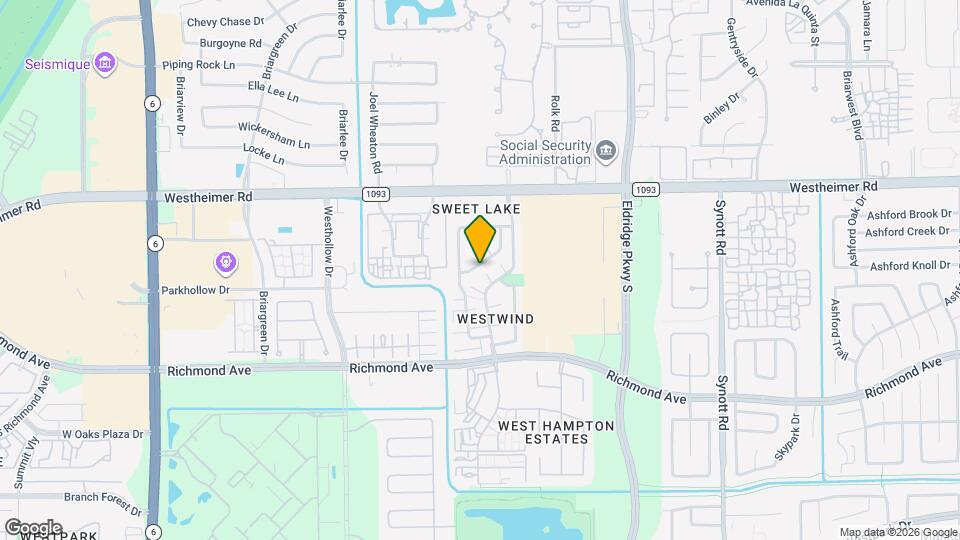 13619 Braeswest Dr Map and Location Details