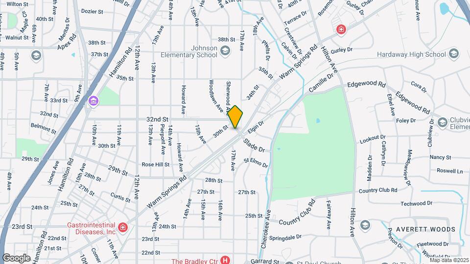 3105 Woodlawn Ave Map and Location Details