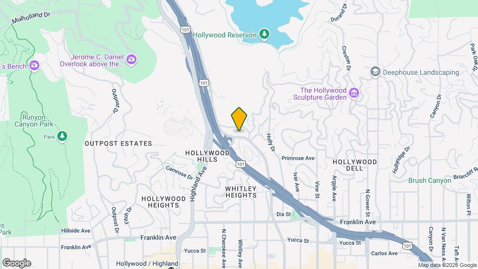 2304 N Cahuenga Blvd Map and Location Details