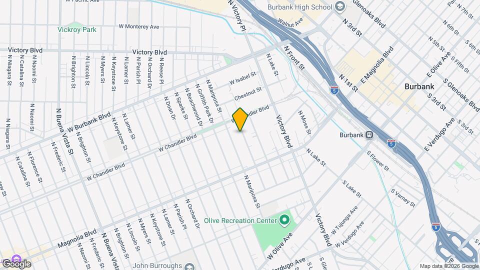 515 N Shelton St Map and Location Details