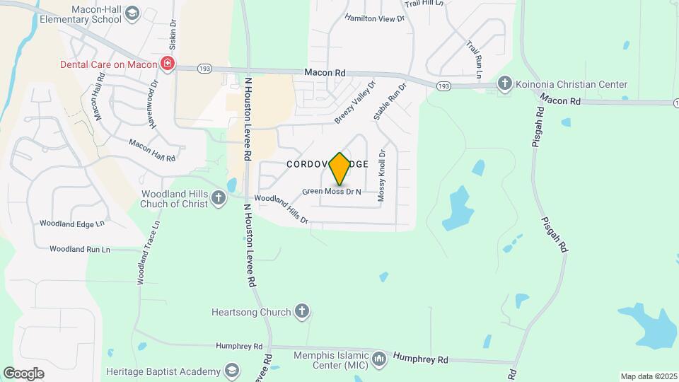 10220 Green Moss Dr N Map and Location Details