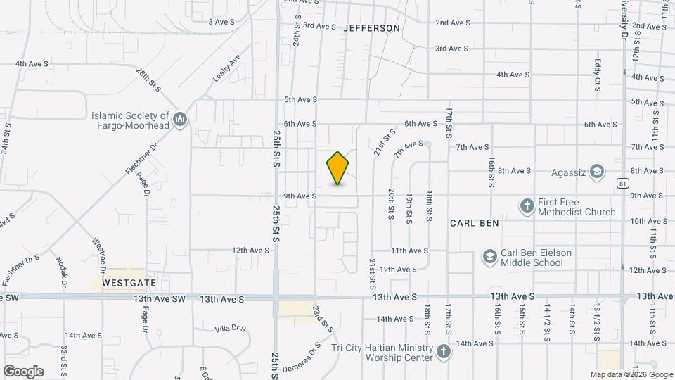 2127 9th Ave S, Unit 2125 - 2127 9th Ave. S. Map and Location Details