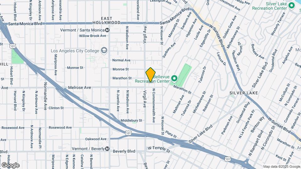 3963 Melrose Ave Map and Location Details