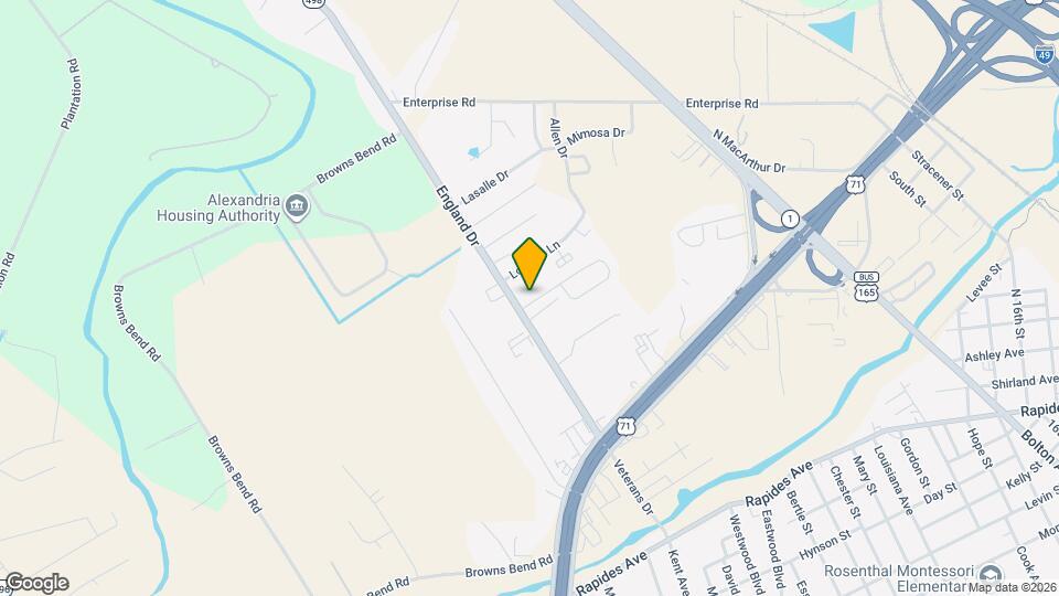 England Drive Map and Location Details