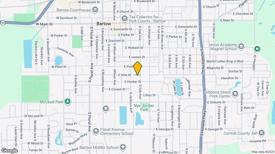 855 E Vine St Map and Location Details