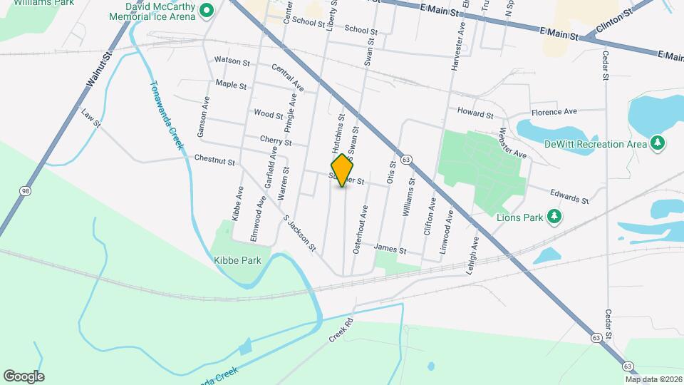 208 S Swan St, Unit Lower Map and Location Details