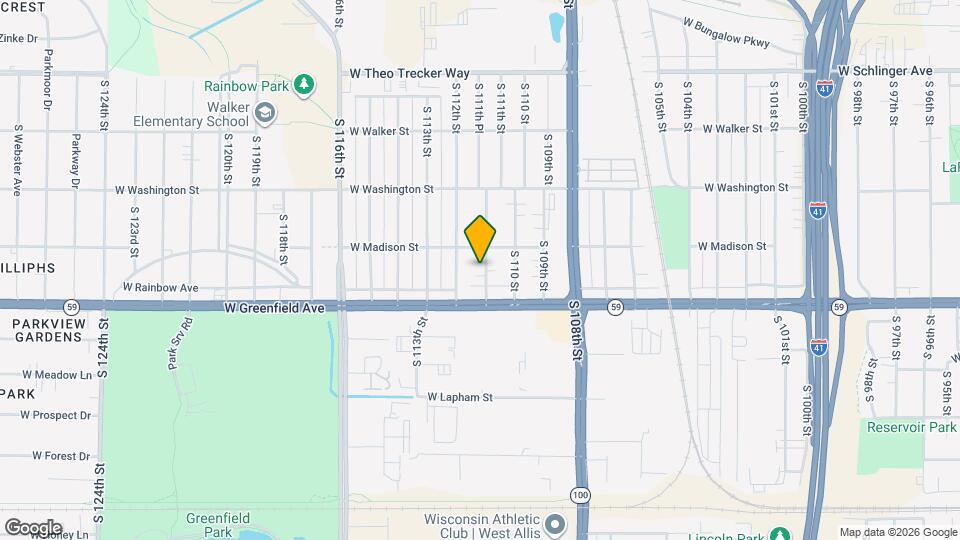 1335-1337 S 111th St Mapa y Detalles de la Ubicación