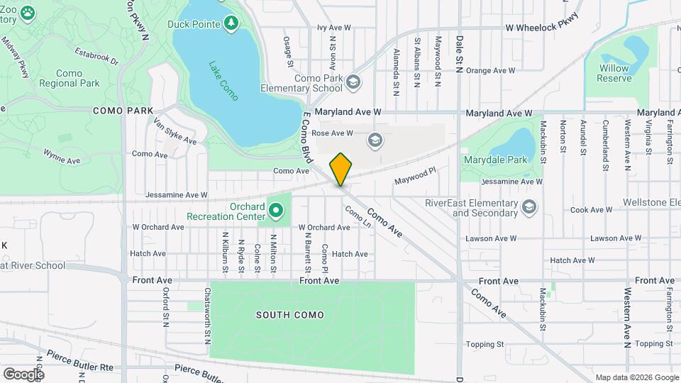820 Como Ave, Unit APT 2 Map and Location Details