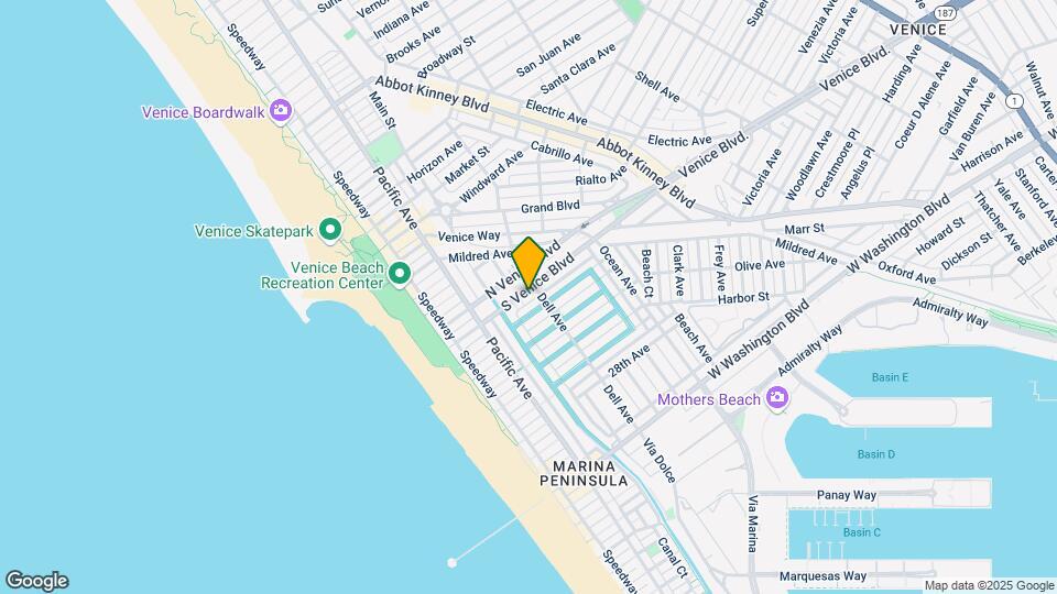 310 S Venice Blvd Map and Location Details