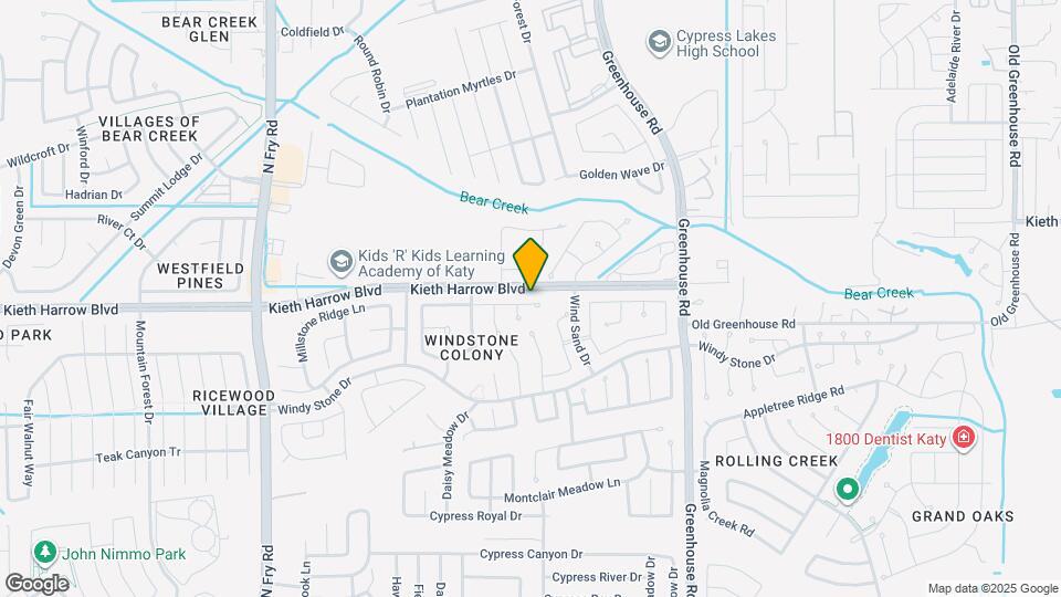 19314 Colony Trail Ln Mapa y Detalles de la Ubicación