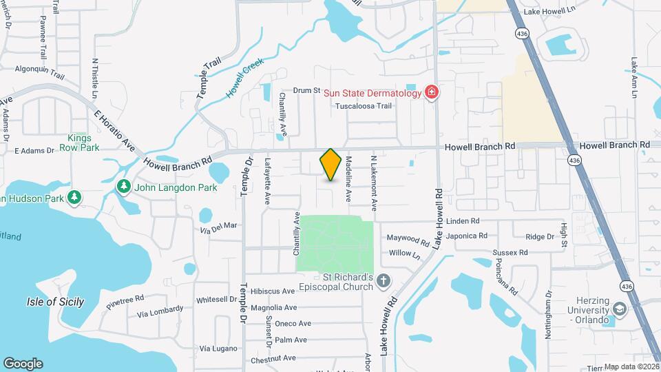 1625 Tioga Trail Map and Location Details