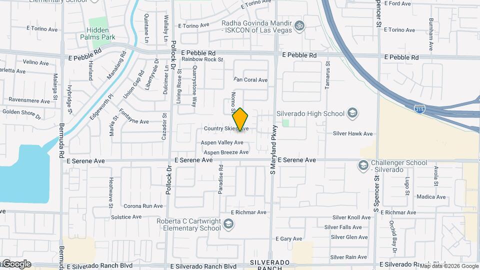 1059 E Country Skies Ave Map and Location Details