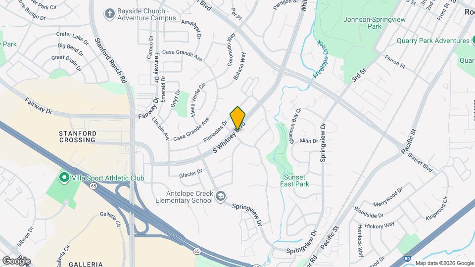 2606 S Whitney Blvd Map and Location Details