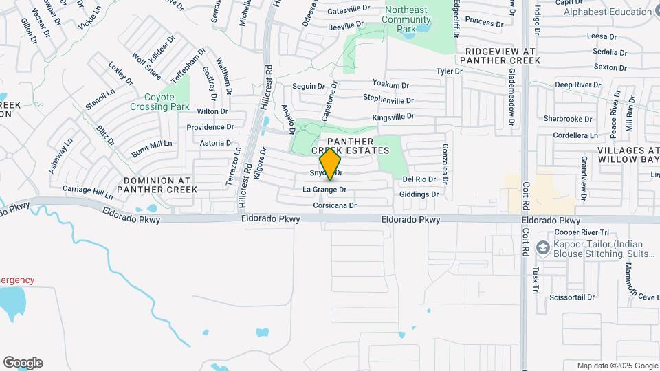 11434 La Grange Dr Map and Location Details