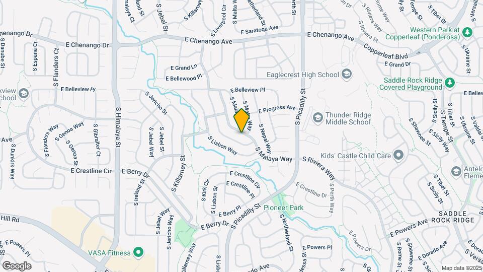 5323 S Malaya Way Map and Location Details