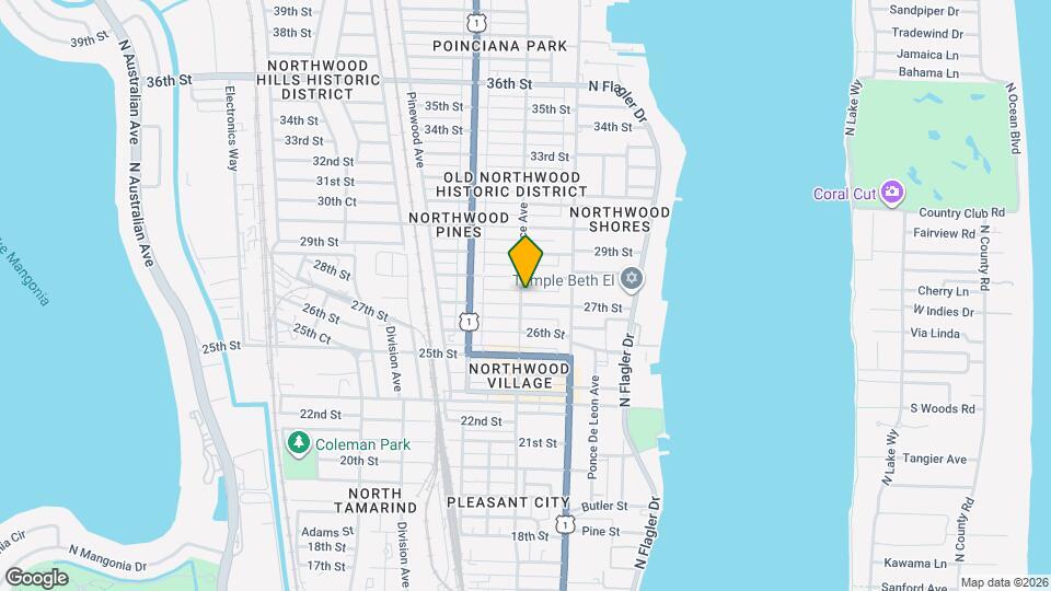 447 27th St Map and Location Details