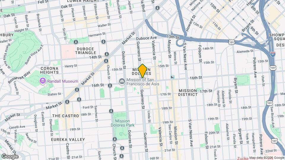 3196 16th St Map and Location Details