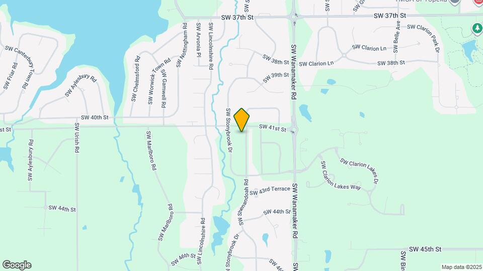 4105 SW Shenandoah Rd Map and Location Details