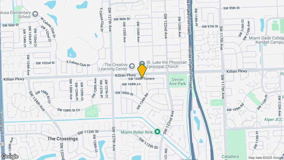 12370 SW 104th Terrace Map and Location Details