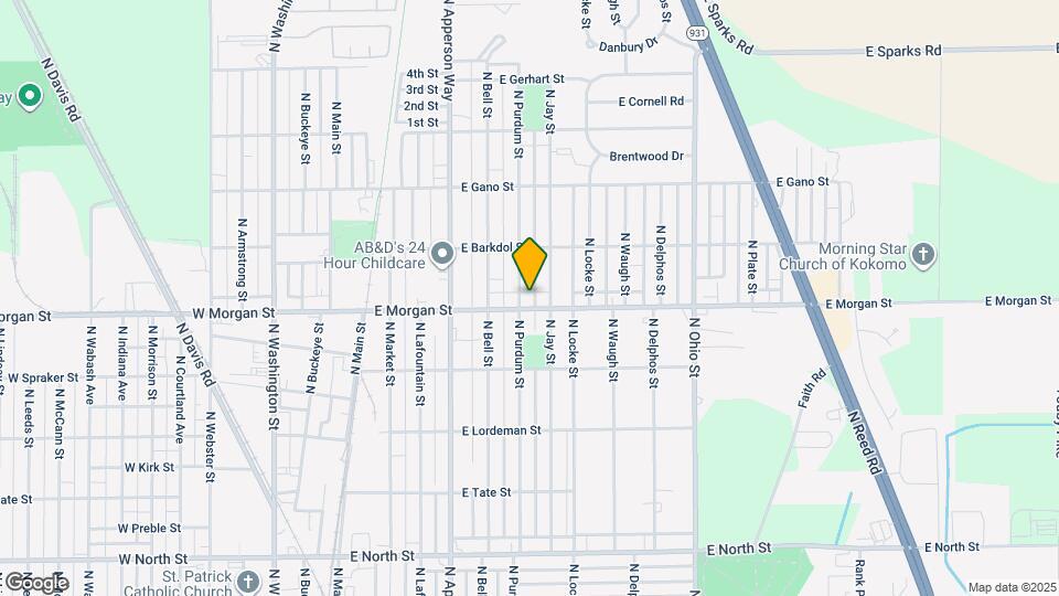 710 E Morgan St Map and Location Details