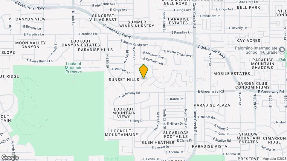 2136 E Betty Elyse Ln Map and Location Details