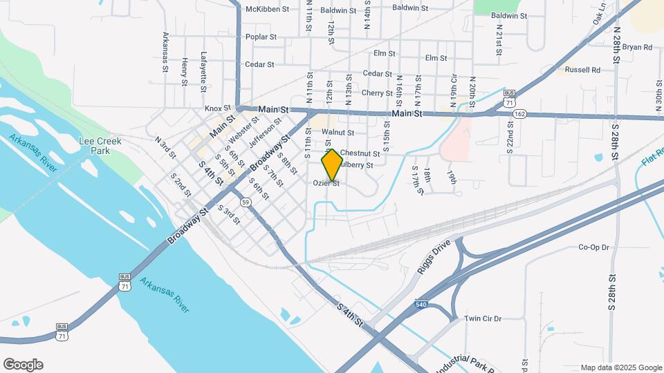 1212 Ozier St Map and Location Details