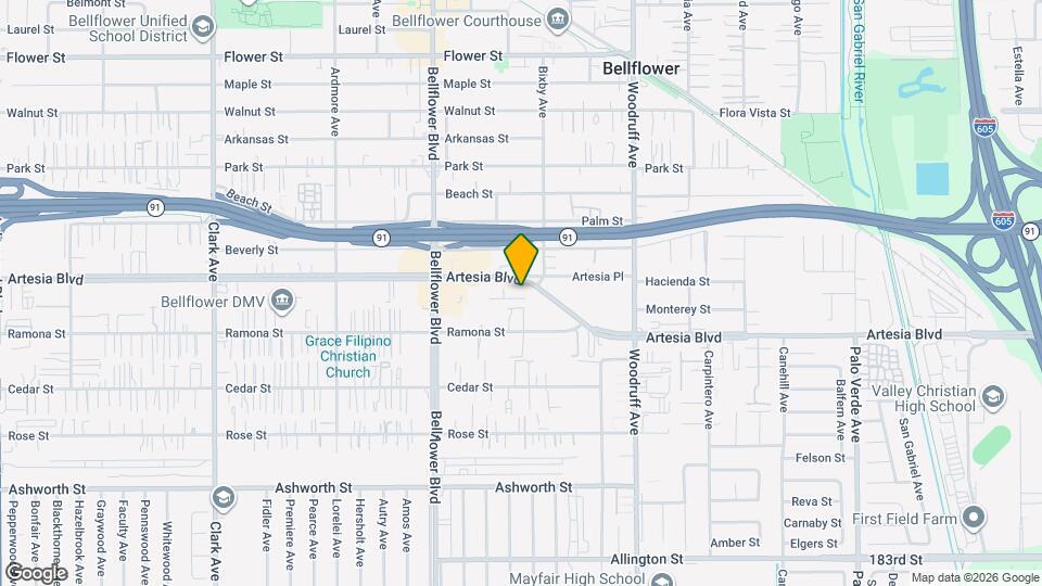 9942 Artesia Blvd Map and Location Details