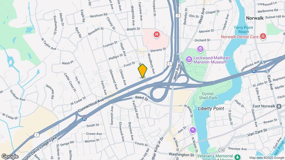 71 Connecticut Ave Map and Location Details