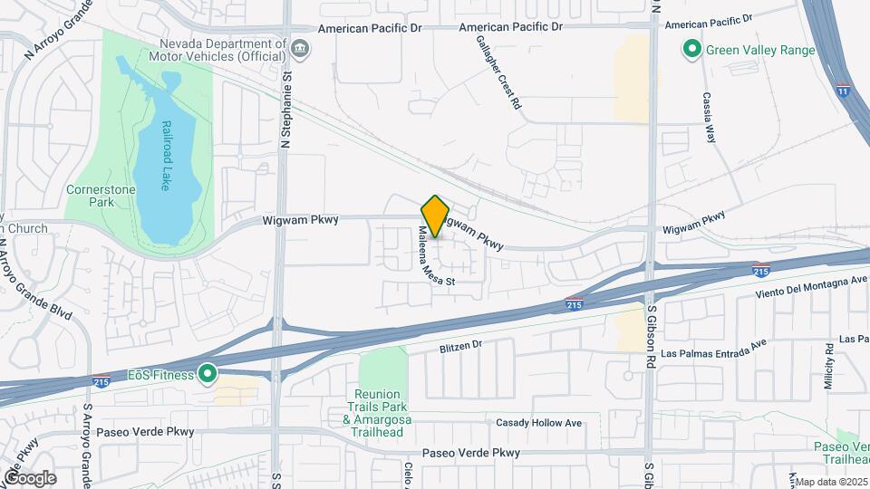 1242 La Ballena Trail Map and Location Details