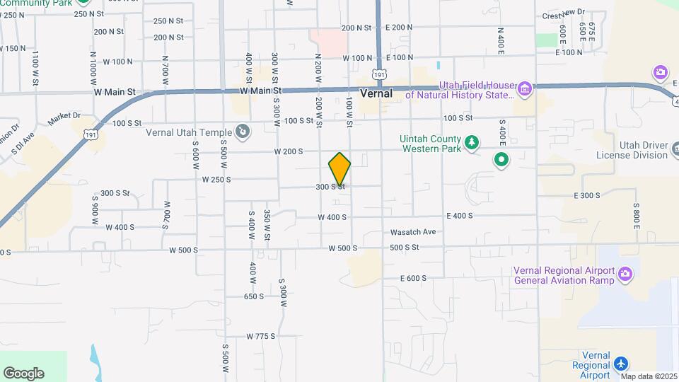 133 W 300 S Map and Location Details