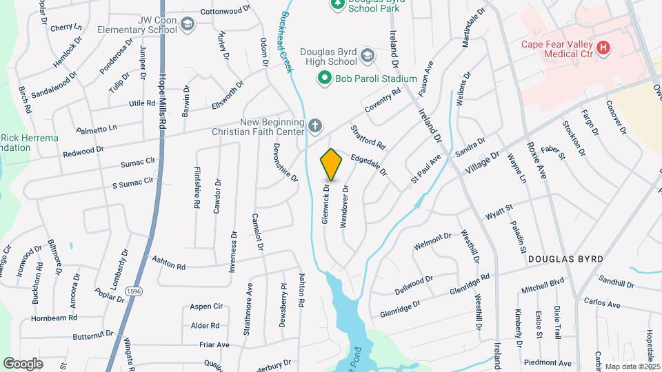 1837 Glenwick Dr Map and Location Details