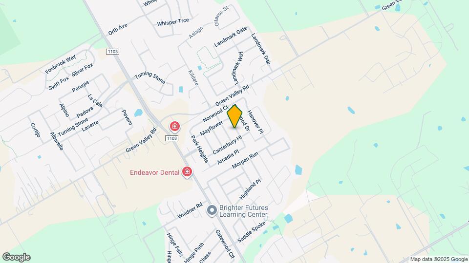 213 Ridge Bluff Mapa y Detalles de la Ubicación