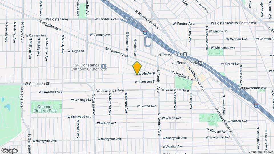 5713 W Ainslie St Map and Location Details