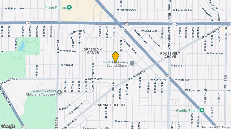 3702 N 51st Blvd, Unit 3702 Mapa y Detalles de la Ubicación